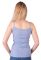 43-2104 Майка узкая бочки (голубой)