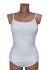 46-2116 Майка жіноча вузька бретель (білий)
