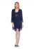 5502Н халат віскоза Serenade (синій)