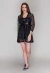 551 халат кружевний Serenade (черный)