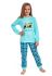 594 Піжама для дівчаток 82 Toucan (бірюзовий/синій)