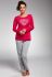655-18 Пижама женская 167 Heart (розовый/серый)