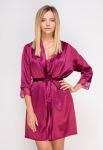 661 халат сатин Serenade (малиновый)
