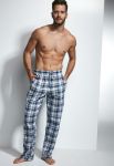 691-18 Брюки пижамные для мужчин 09 (голубой/синий)