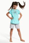 787-18 Піжама для дівчаток 56 Blogger girl (бірюзовий/сірий) 787-18 Піжама для дівчаток 56 Blogger girl (бірюзовий/сірий)