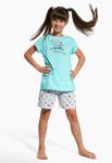 788-18 Піжама для дівчат підлітків 56 Blogger girl (бірюзовий/сірий) 788-18 Піжама для дівчат підлітків 56 Blogger girl (бірюзовий/сірий)