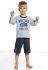 801 Піжама для хлопчиків 47 Engine (блакитний/синій)