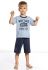 802 Пижама для мальчиков подростков 47 Engine (голубой/синий)