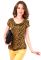 81-2314 Футболка женская ""водопад"" (леопардовый)