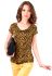 81-2314 Футболка женская ""водопад"" (леопардовый)