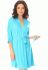 871 Женский халат Visa (бирюзовый)