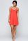 872 Женская ночная рубашка Visa (коралловый)