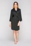 931 халат креп Serenade (черный)