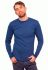 94-1342 Футболка мужская длинный рукав (синий)