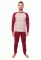 94-1611 Пижама мужская (бордовый)