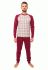 94-1611 Пижама мужская (бордовый)