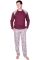 94-1613 Пижама мужская (бордовый)