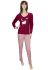 94-2601 Піжама жіноча (бордовий)