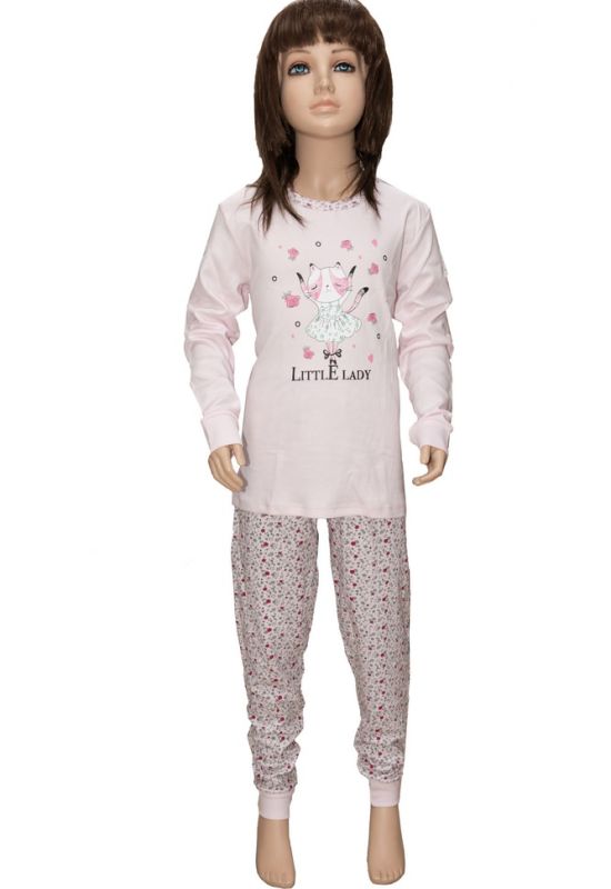 94-4603 Пижама для девочки (розовый)