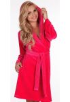 965 Женский халат (малиновый)
