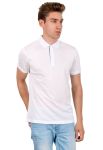 6164-3 Джемпер-поло мужской (белый)