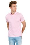 6164-8 Джемпер-поло мужской (розовый)