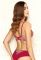 8147-009 бюстгальтер (червоний/натуральний)