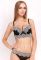 8152-011 бюстгальтер (черный/шампань)
