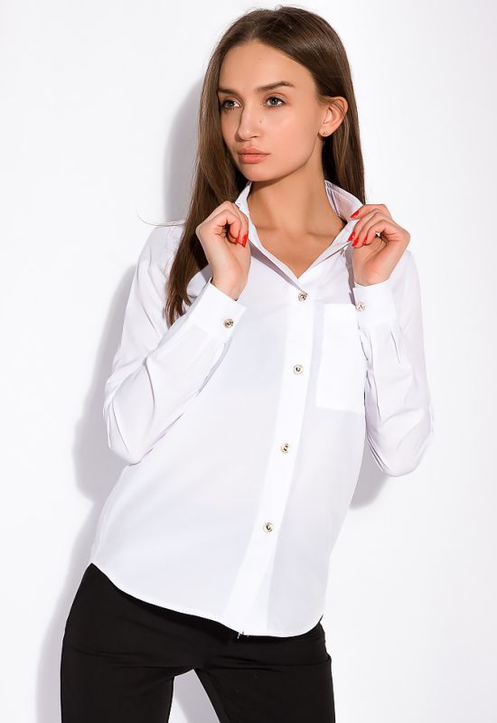 Базова офісна сорочка 151P173 (білий)