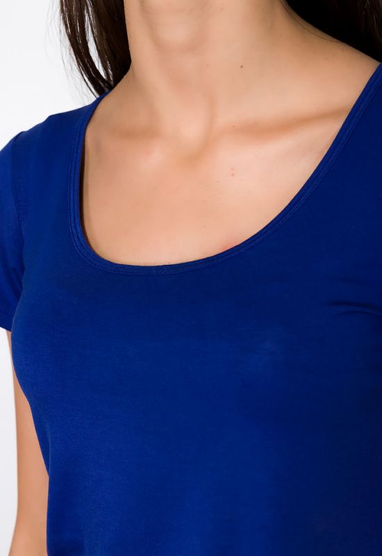Базовая женская футболка 434V004-3 (электрик)