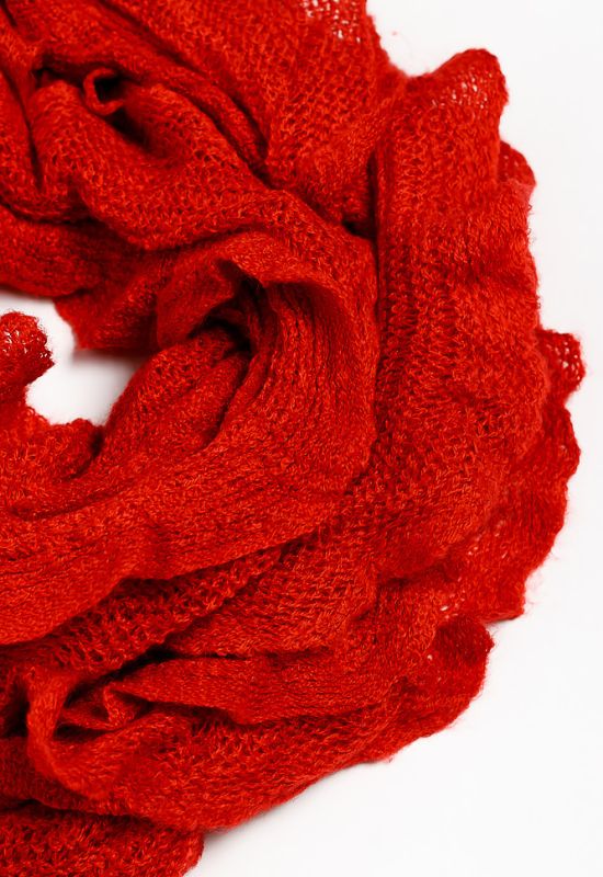Базовий жіночий шарф 120PROS06775 (червоний)