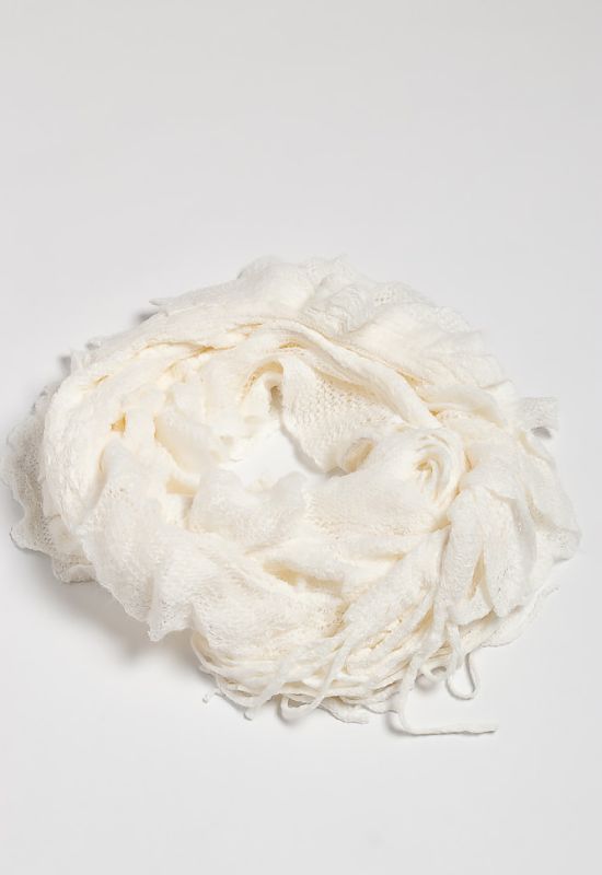 Базовый женский шарф 120PROS06775 (молочный)