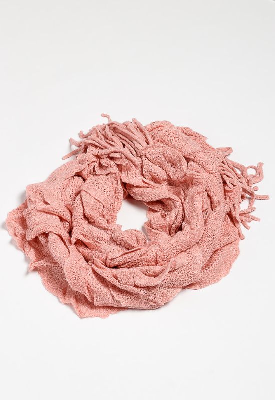 Базовый женский шарф 120PROS06775 (розовый)