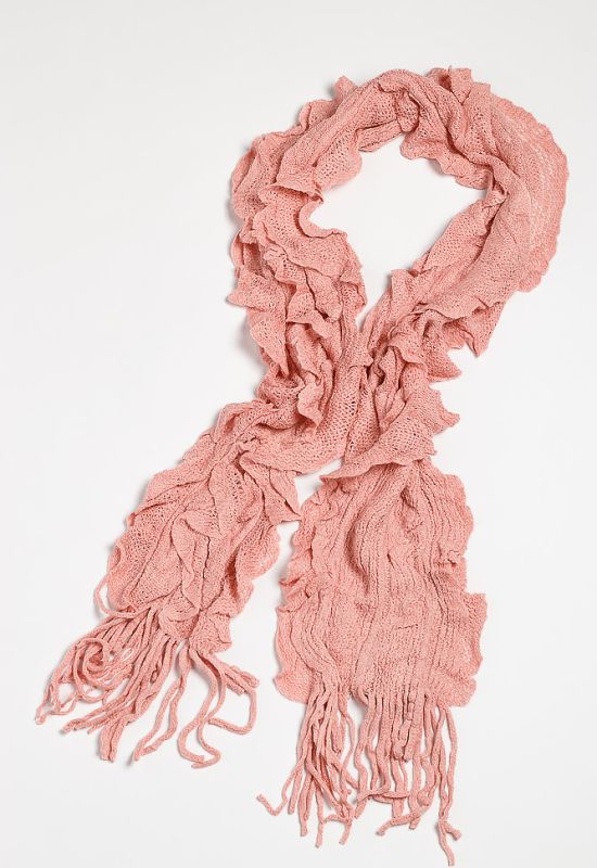 Базовый женский шарф 120PROS06775 (розовый)