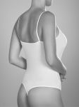 ББ 019 Боді жіночий стрінги (білий)