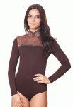 ББ 050 Боді жіночий (коричневий)