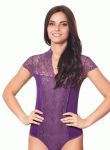 ББ 051 Боди женский стринги (фиолетовый)