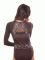 ББ 097 Боді жіночий (коричневий)