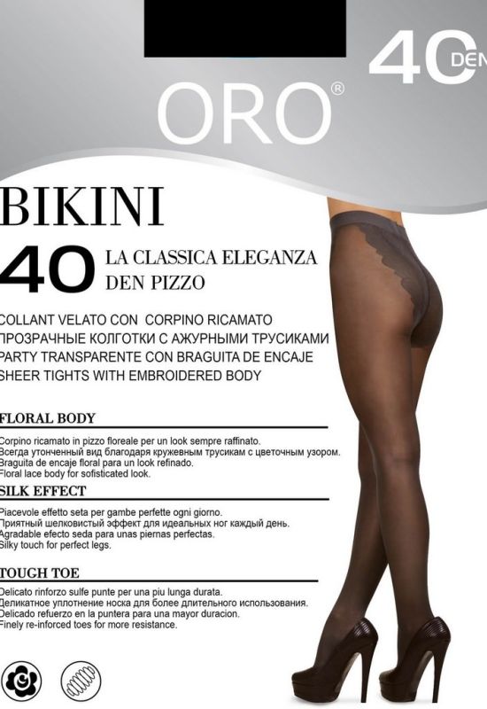 Bikini 40 den Oro (черный)