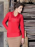 БЛ 083 Блузка женская (красный)