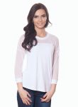 БЛ 176 Блузка жіноча (білий)