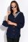 Блуза 120PN19011 (темно-синий)