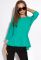 Блуза однотонна 148P32 (бірюзовий)
