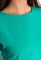 Блуза однотонна 148P32 (бірюзовий)