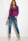 Блуза-сетка женская 108P029 (фиолетовый)
