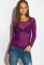 Блуза-сетка женская 108P029 (фиолетовый)