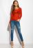 Блуза-сітка жіноча 108P029 (червоний)