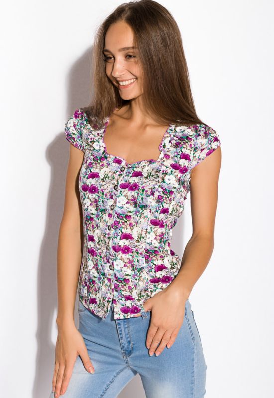 Блуза жіноча 118P021 (фіолетовий)
