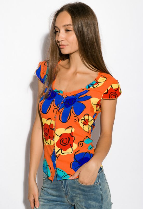 Блуза жіноча 118P022 (помаранчевий)