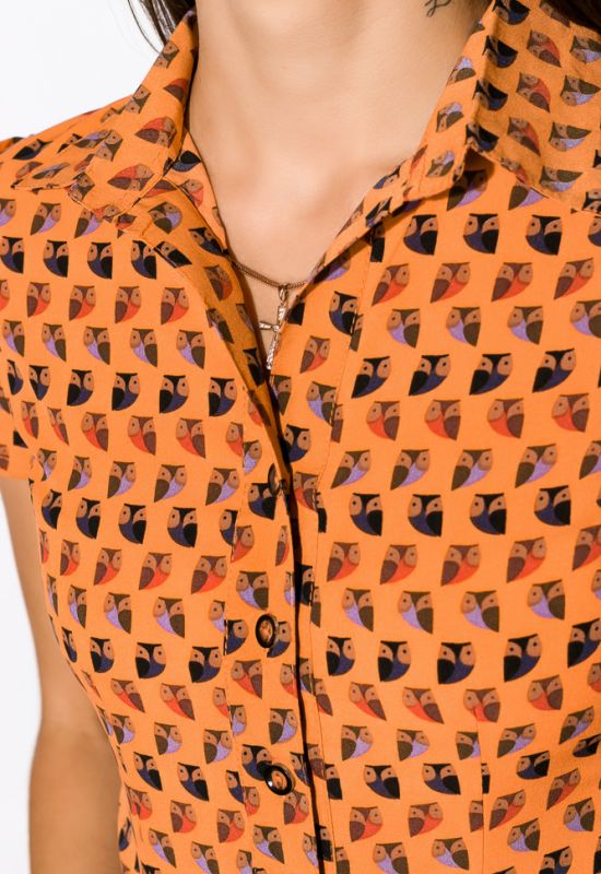 Блуза женская 118P159 (оранжевый)